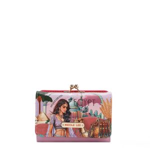 BILLETERA KISSLOCK QUEEN CLEOPATRA