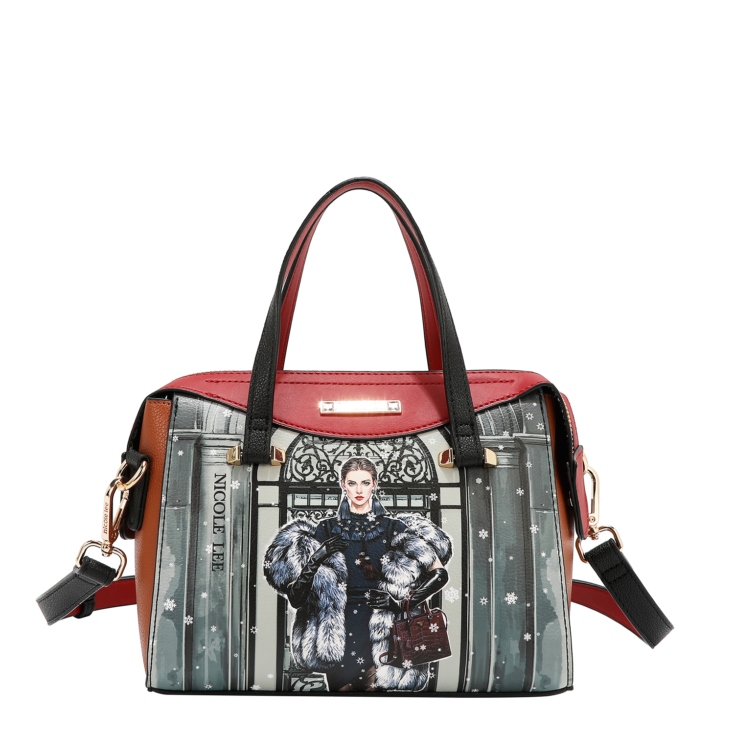 SET17465-MODA SNOWFLAKE-MEDIUM- STRAP ATTACHED