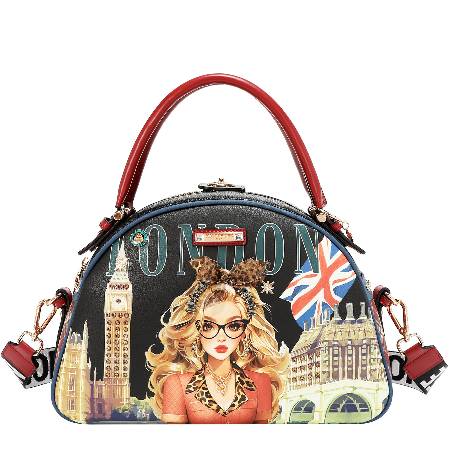 LE17756-LONDON EYE BLACK-STRAP ATTACHED