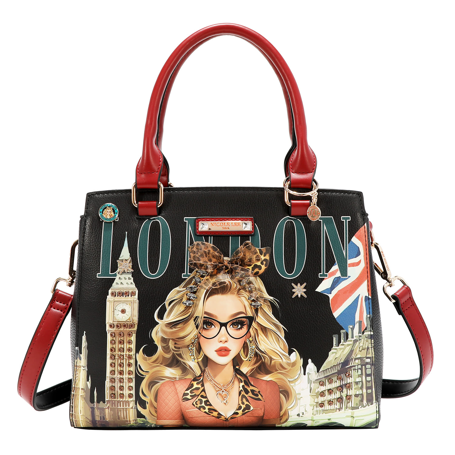 LE17758-LONDON EYE BLACK- STRAP ATTACHED