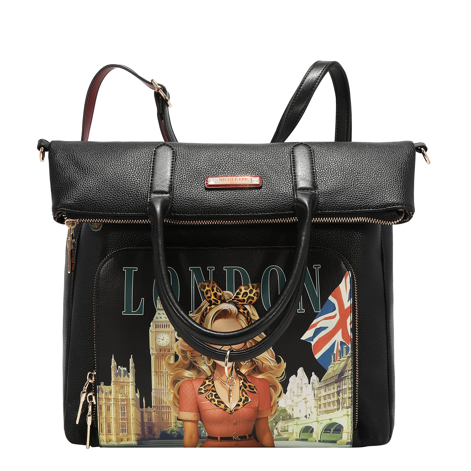 SET17773-LONDON EYE-BLACK-LARGE – STRAP ATTACHED